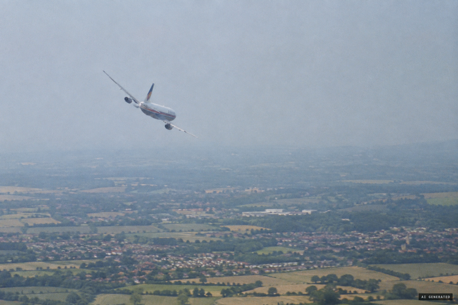Warned by controllers, another aircraft makes avoiding turns to the left