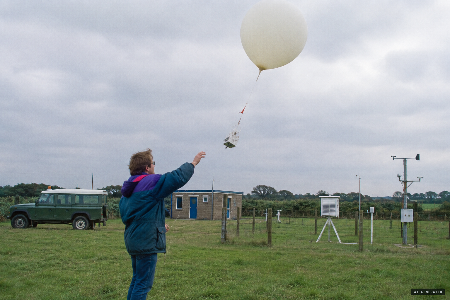 A weather balloon released that day drew most of the speculation