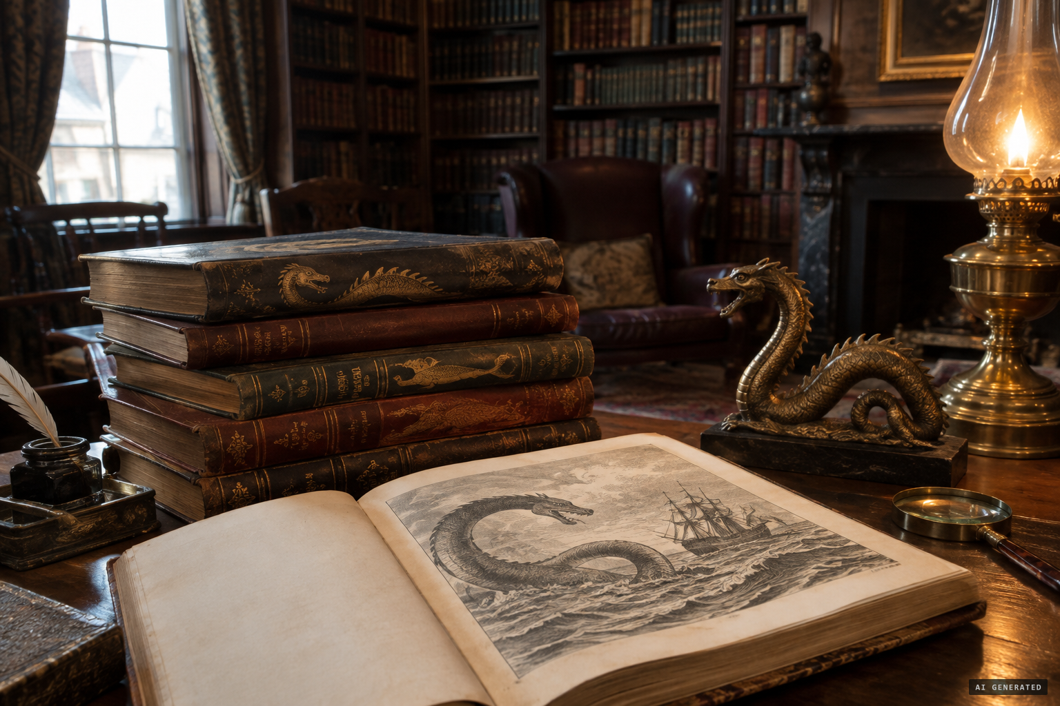 The account passes into the sea serpent literature