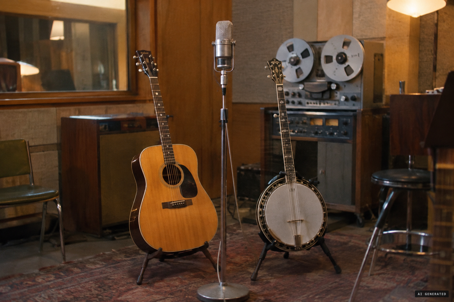 The 1961 song "Brown Mountain Lights"