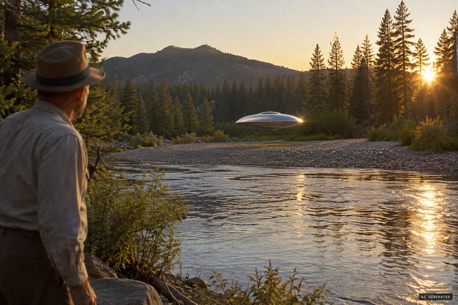 May 20: the saucer hovering above the sandbar