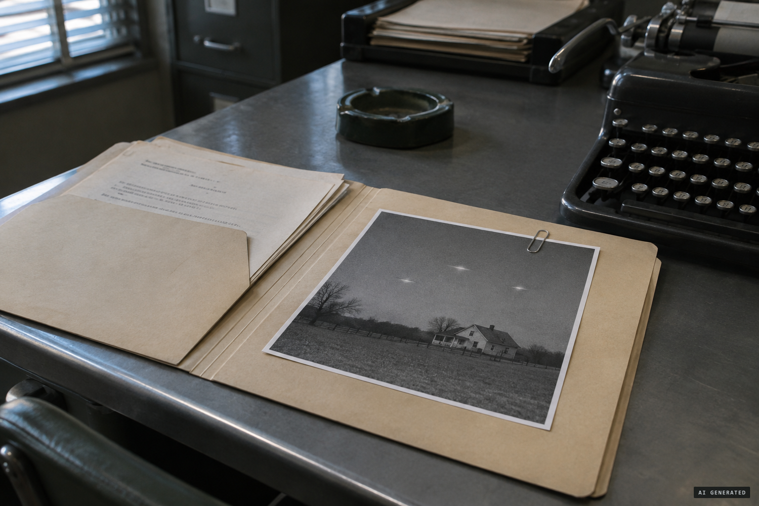 Blue Book's file copy of Nelson's photograph