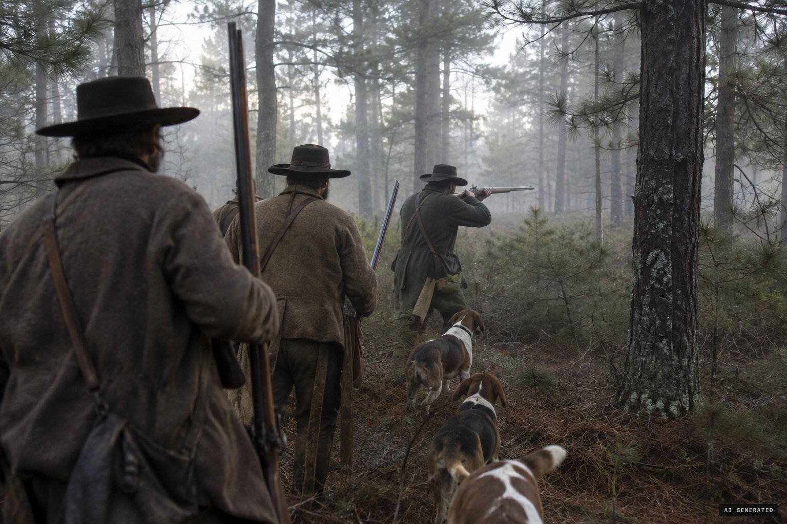 Hunted by men and dogs in Evesham woods, it could not be killed