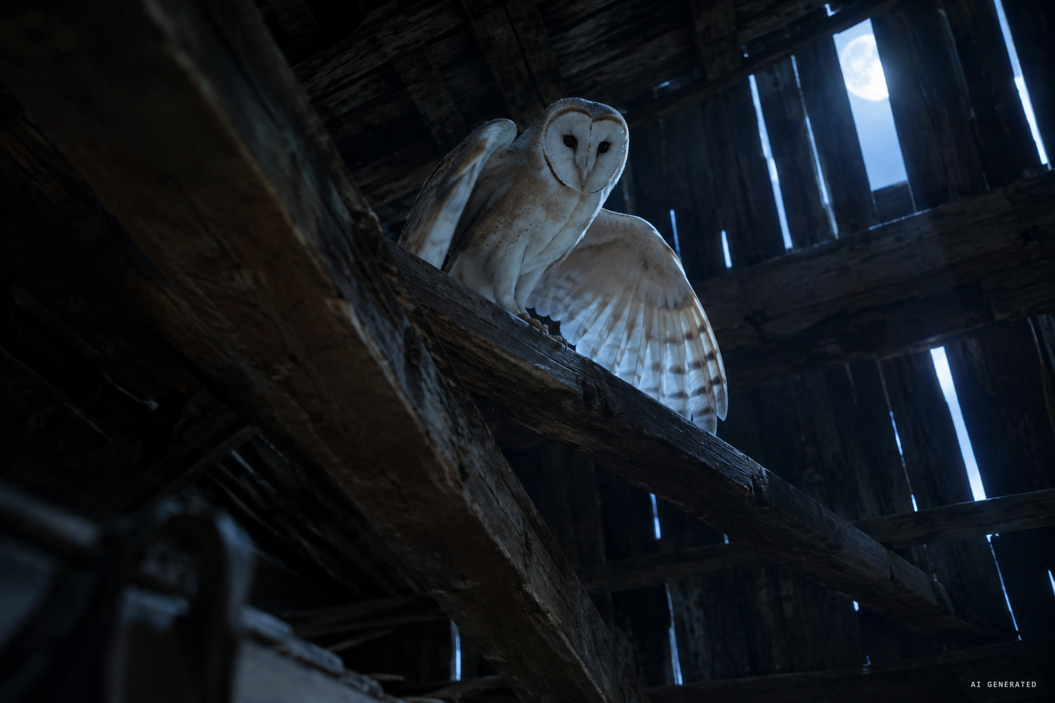 A barn owl, suggested as the real Leeds devil