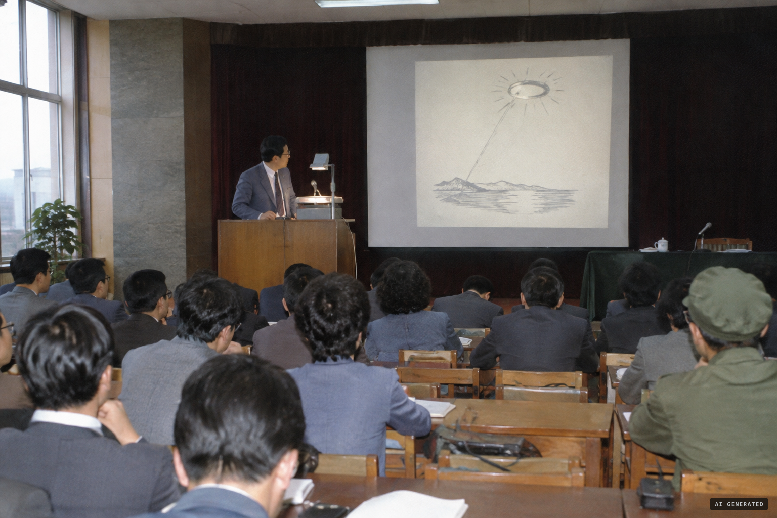 China's first UFO Seminar in Dalian, where 40 scientists presented papers