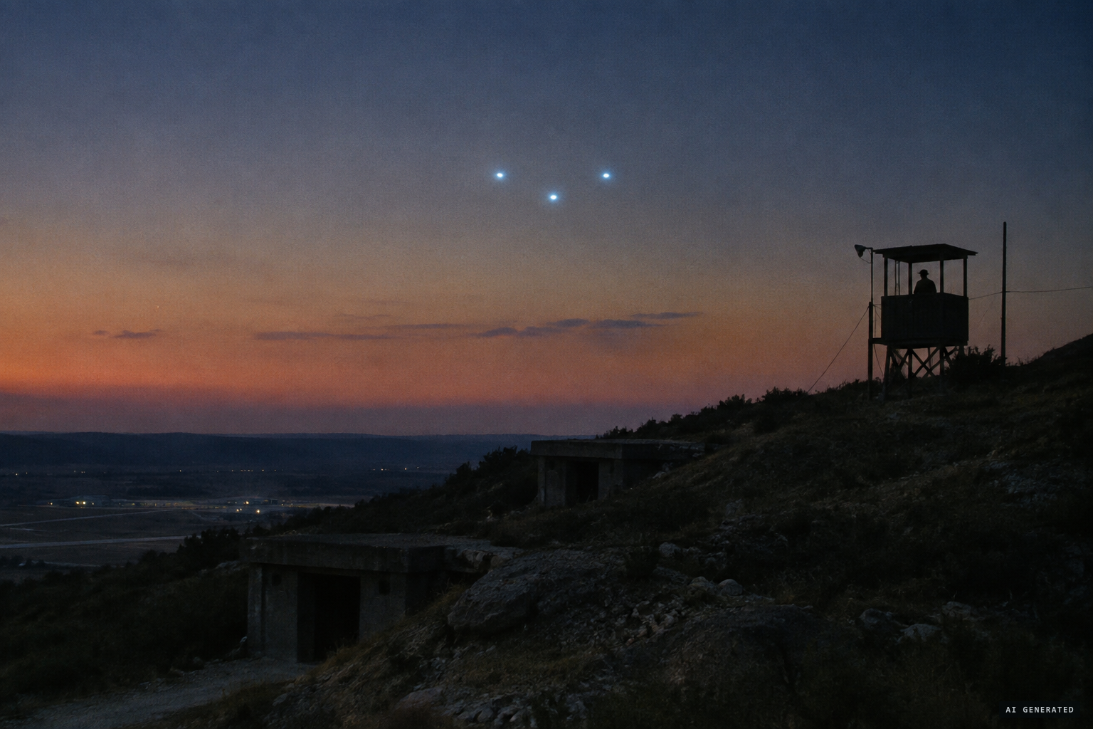 The lights over the top-secret site have never been explained