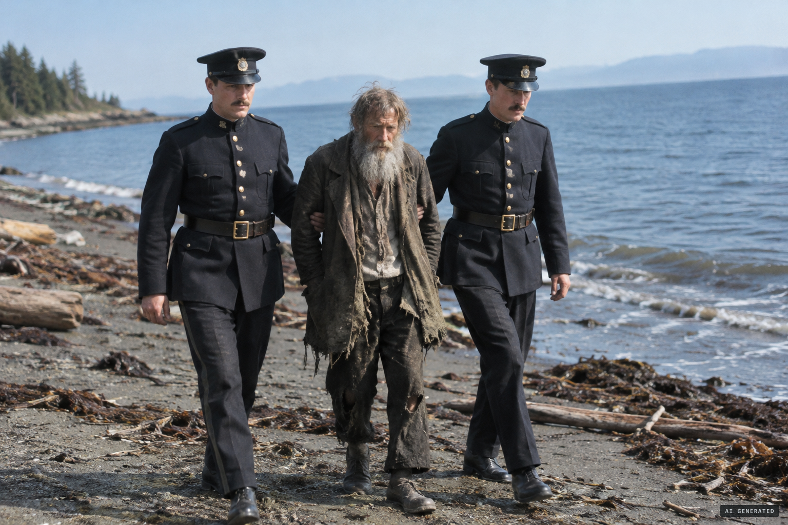 The Little Qualicum wild man turns out to be a harmless old beachcomber.