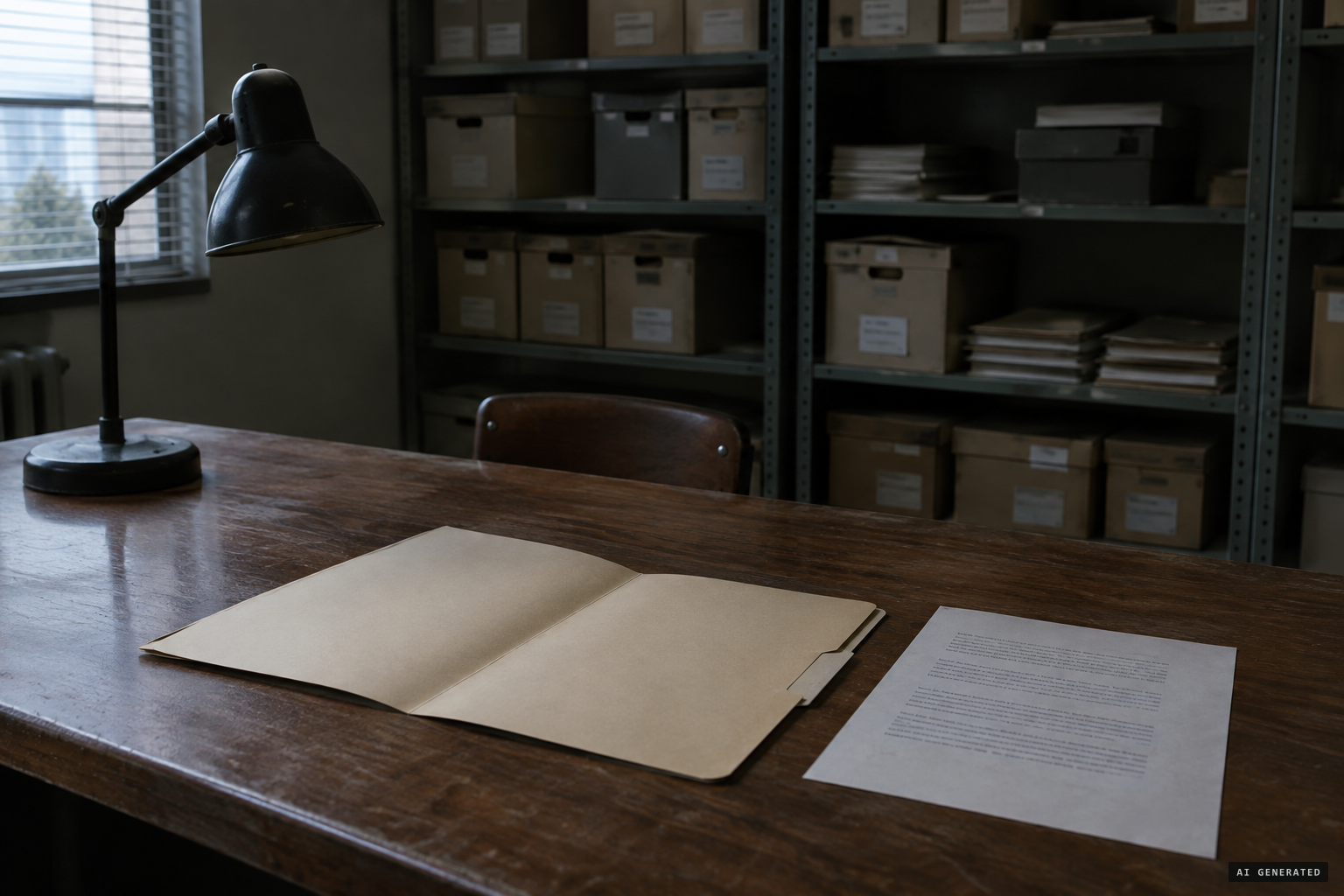 No newspaper report, no official file: the record holds very little