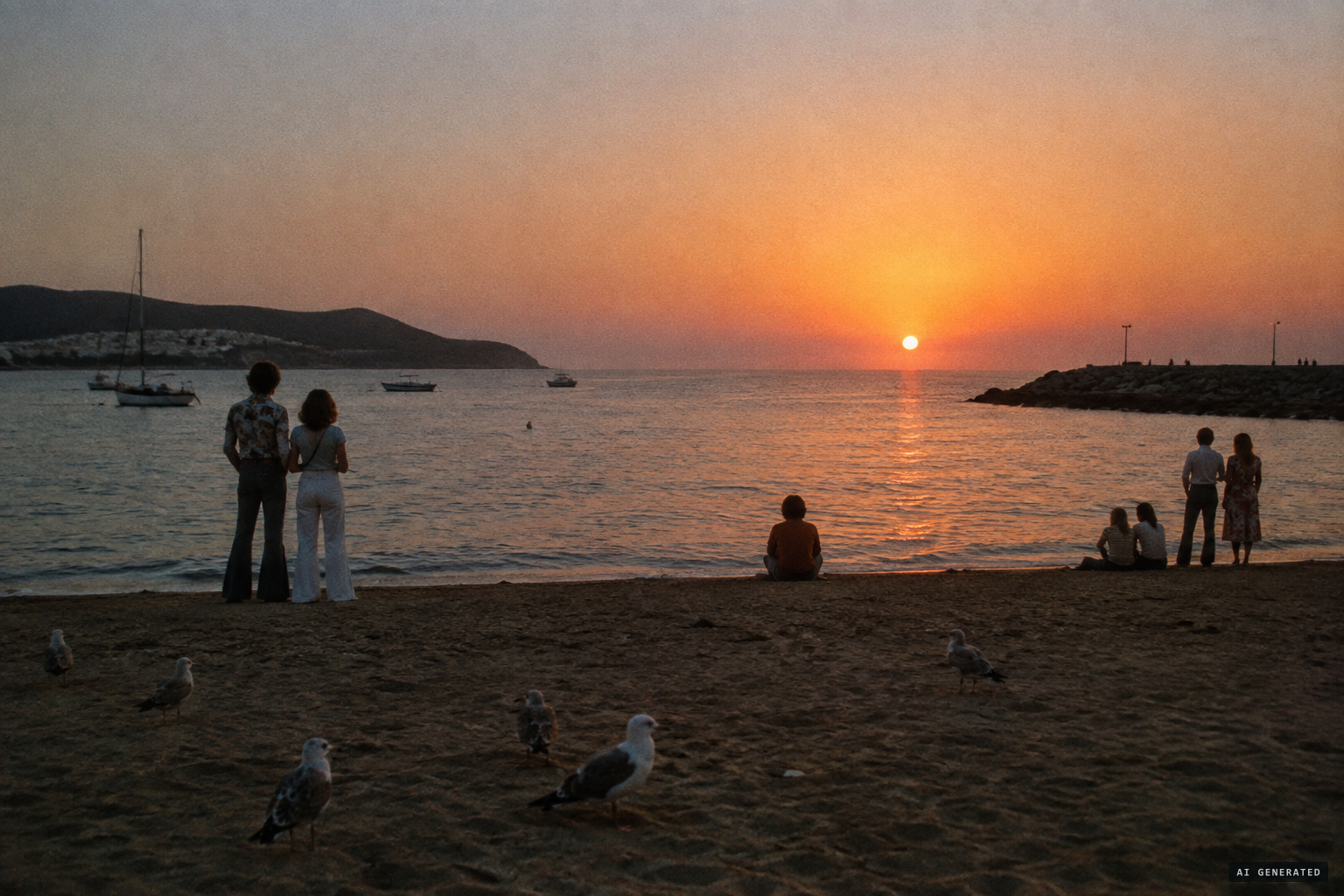 Birds on Los Cristianos beach fall silent for over an hour