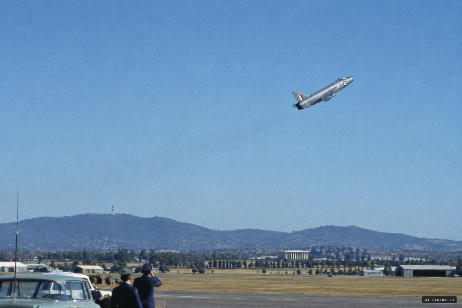 The object disappears as an Air Force plane is sent after it
