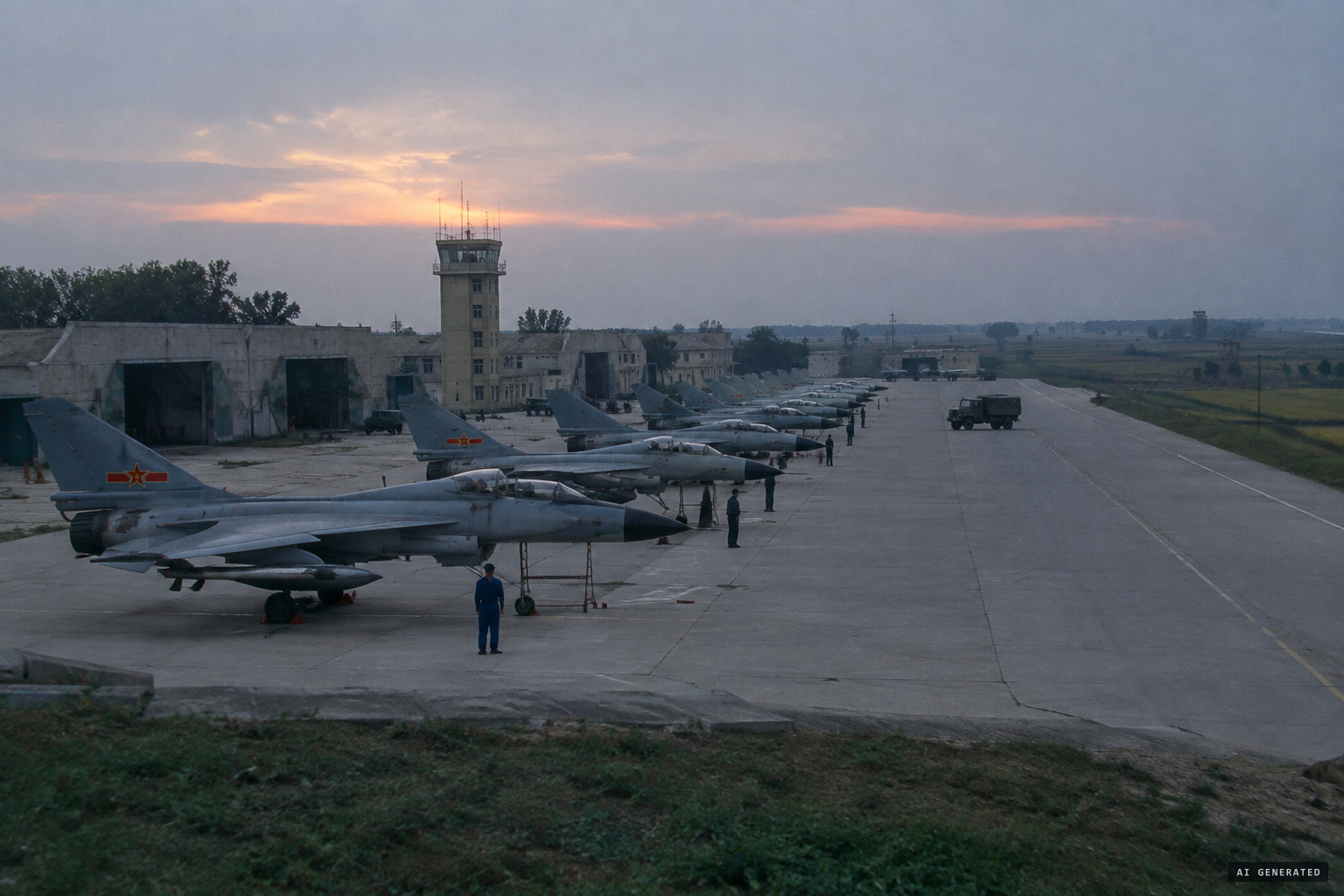 The PLA Air Force flight test and training centre at Cangzhou airfield