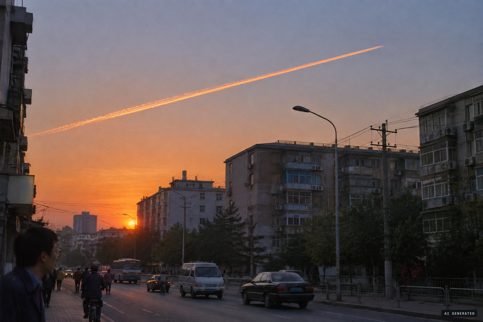 Sceptics blamed sightings of the era on airplane trails caught by the low sun