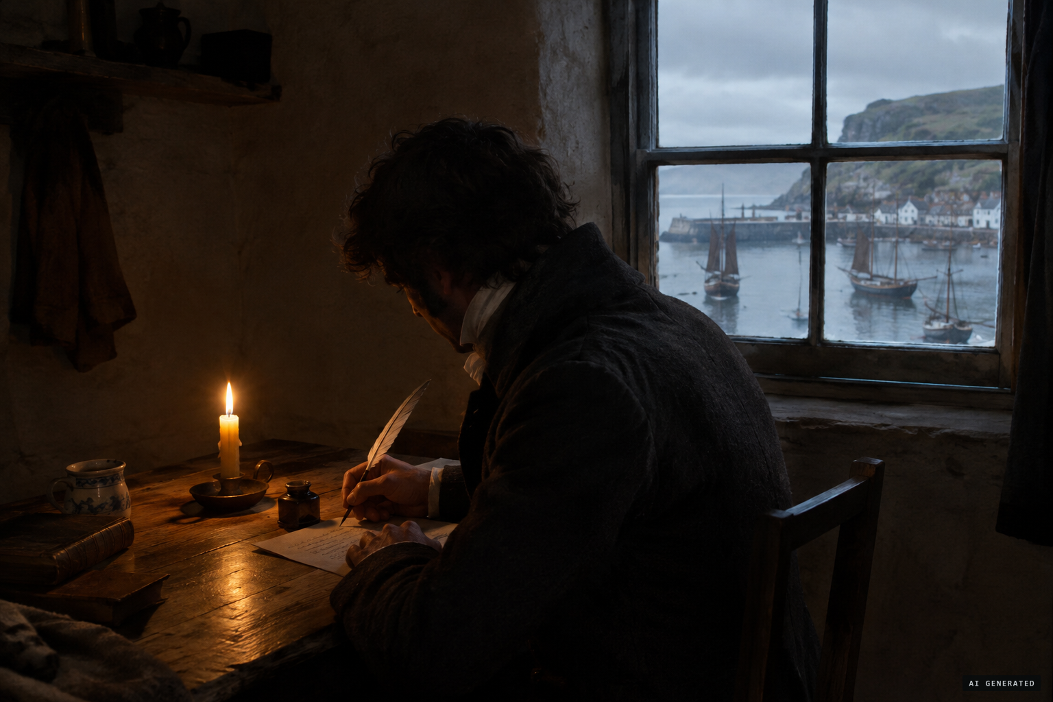 Neil McIntosh sets down the Canna mermaid sightings in a letter at Portree, 1809.
