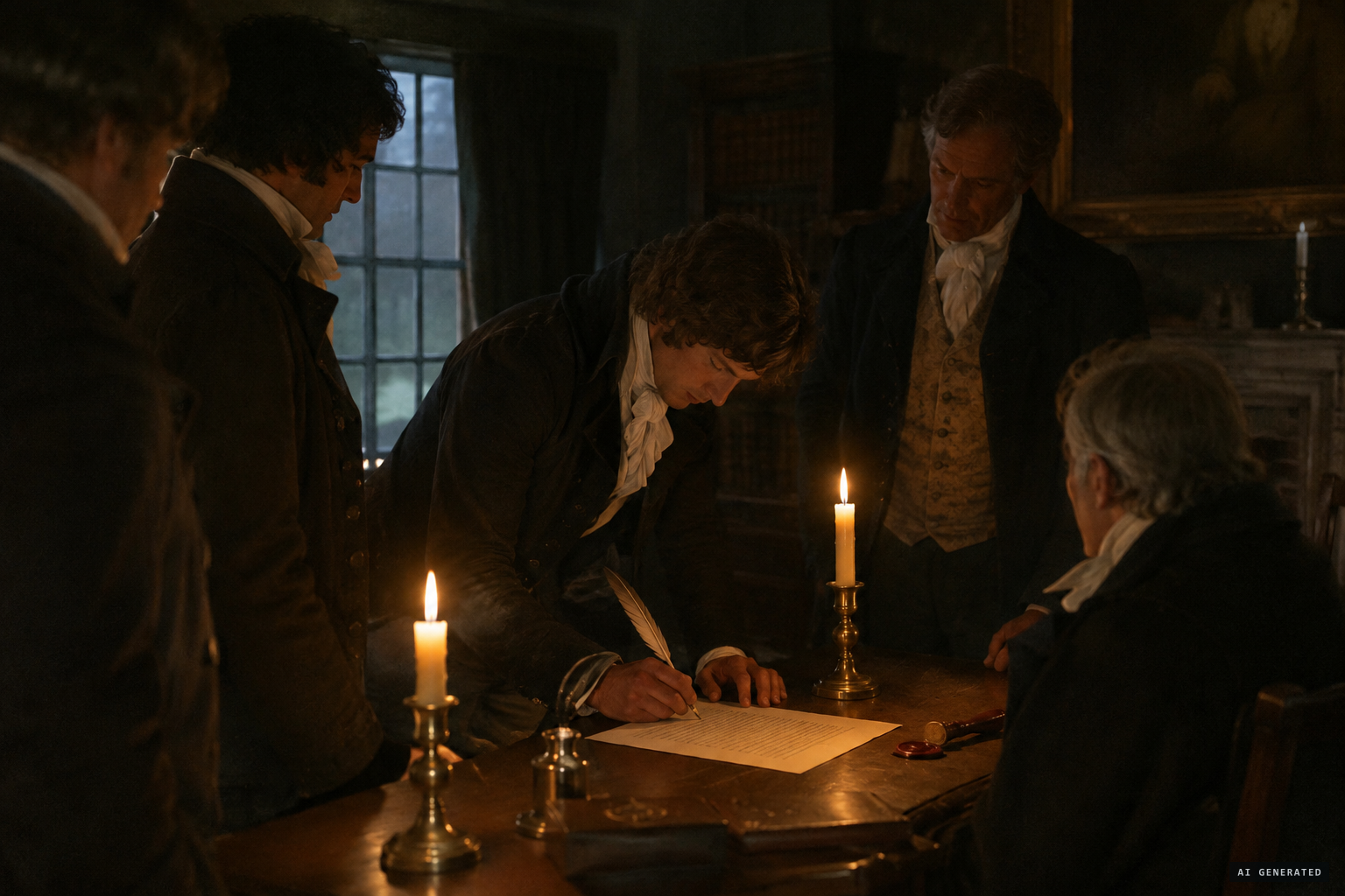The letter is witnessed and signed, and a notary attests the copy as true.