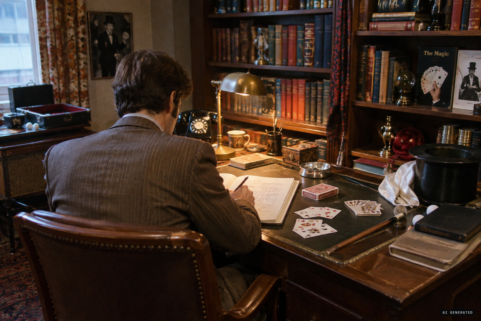 Magician and historian Milbourne Christopher writing the account in 1970