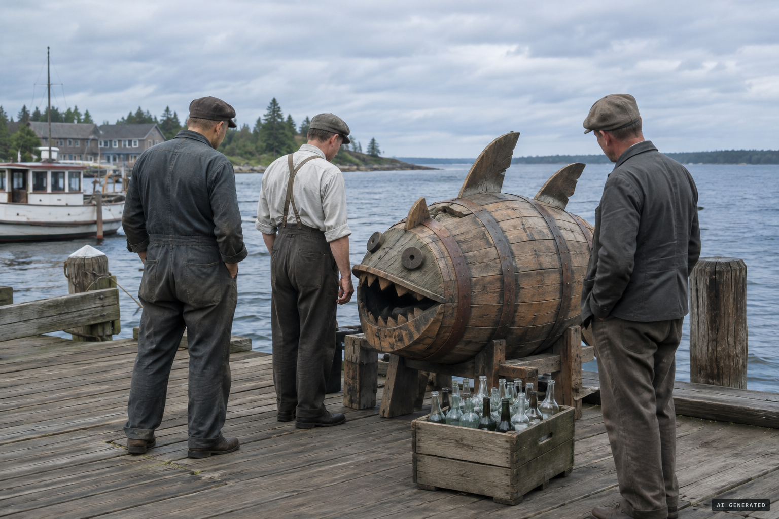 The Kingstie hoax of 1934: a barrel filled with empty bottles