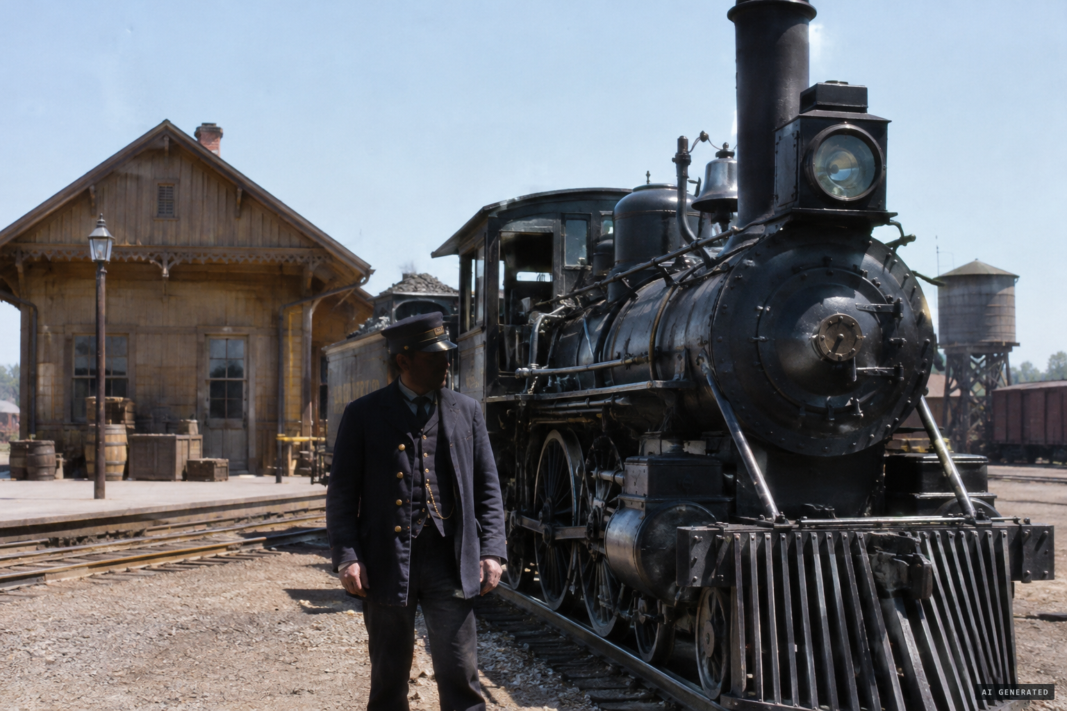 Conductor Jim Hooton comes to Texarkana to collect a locomotive