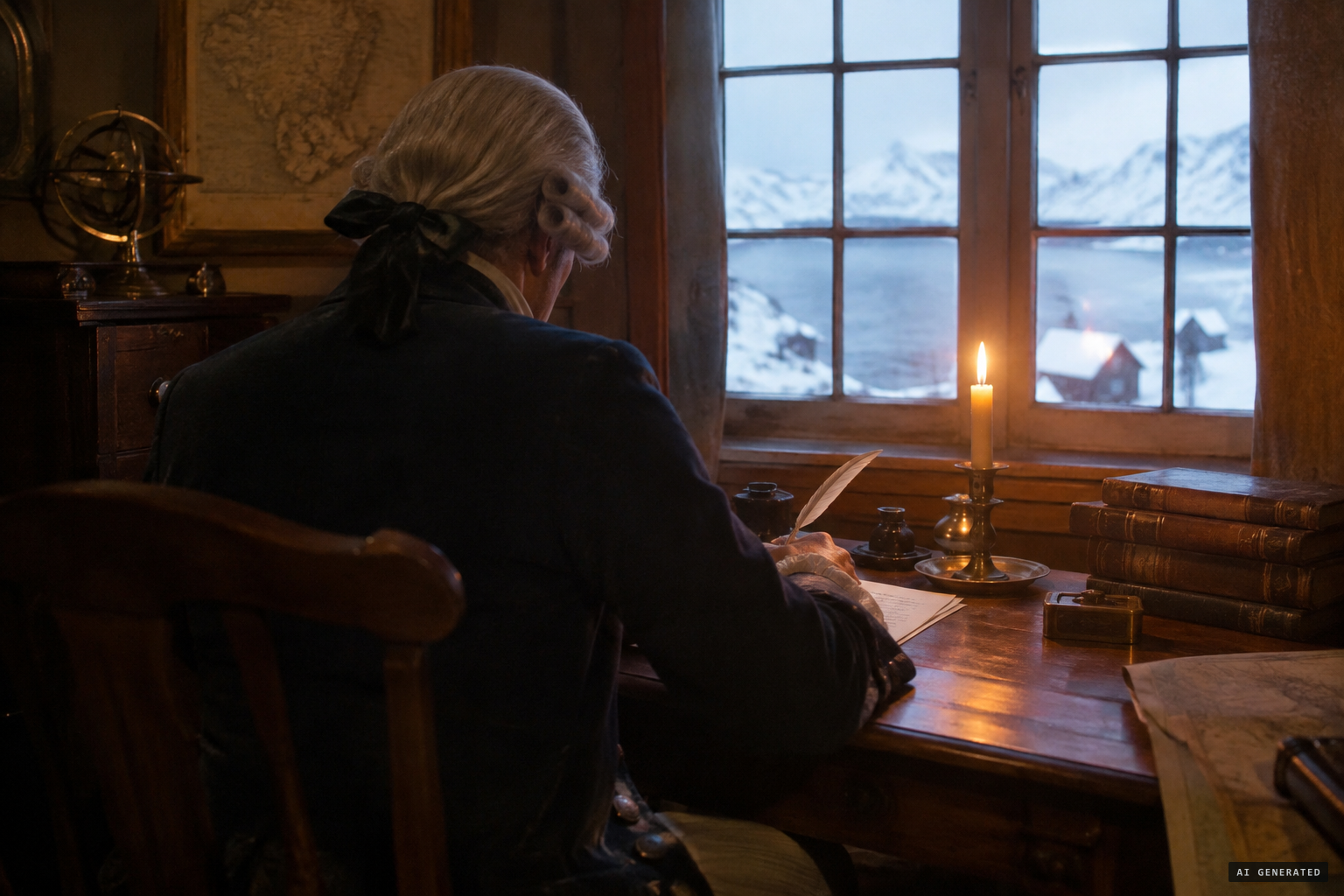 Von Ferry sets the story down in a letter to Johann Reutz in Bergen.