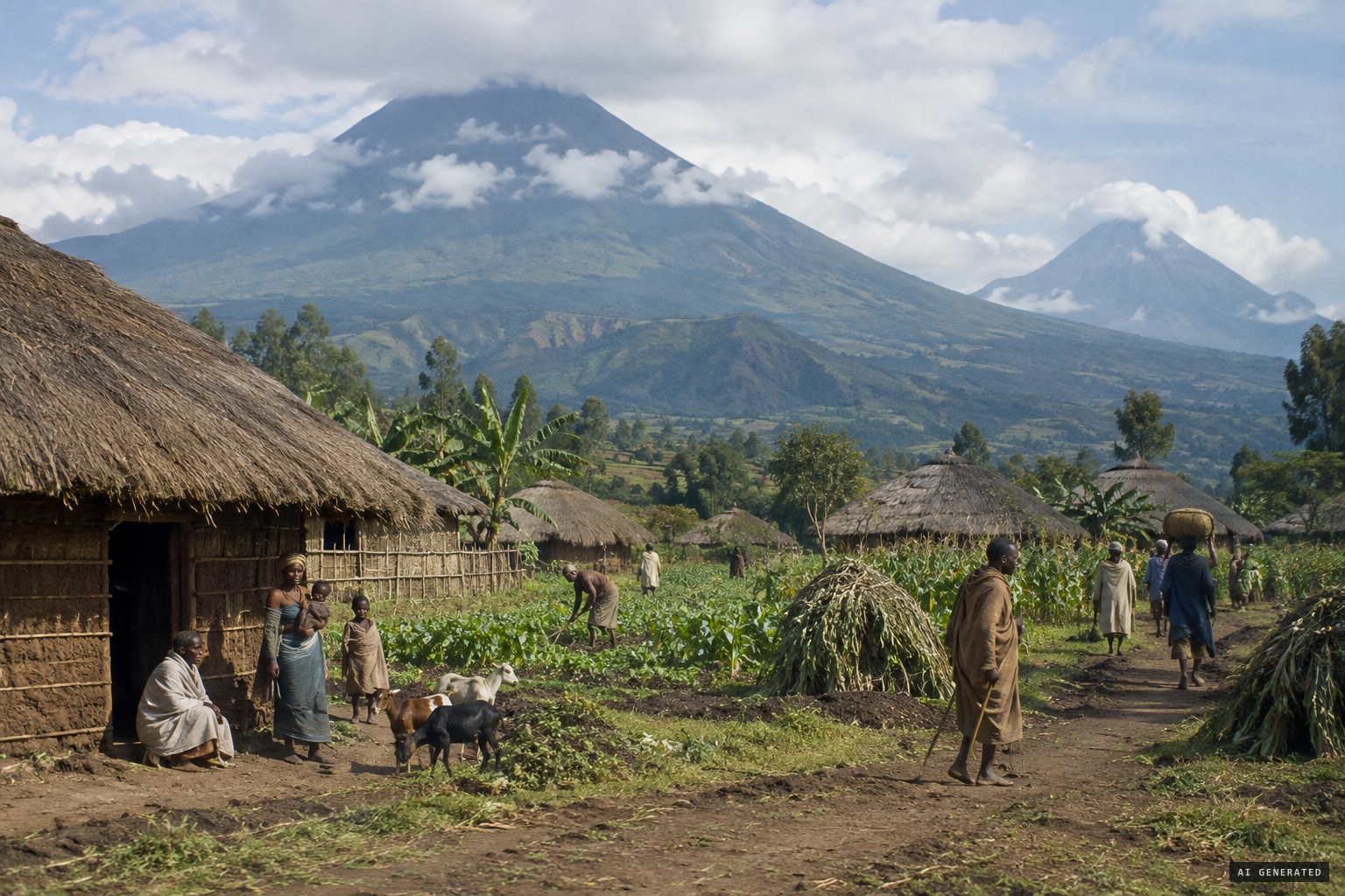 For the people beneath the volcanoes, no discovery at all