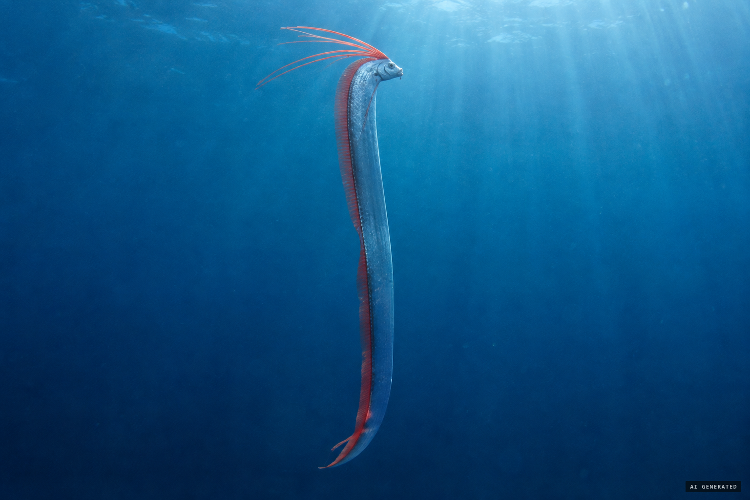 The oarfish, Regalecus, proposed in 2017 as the answer
