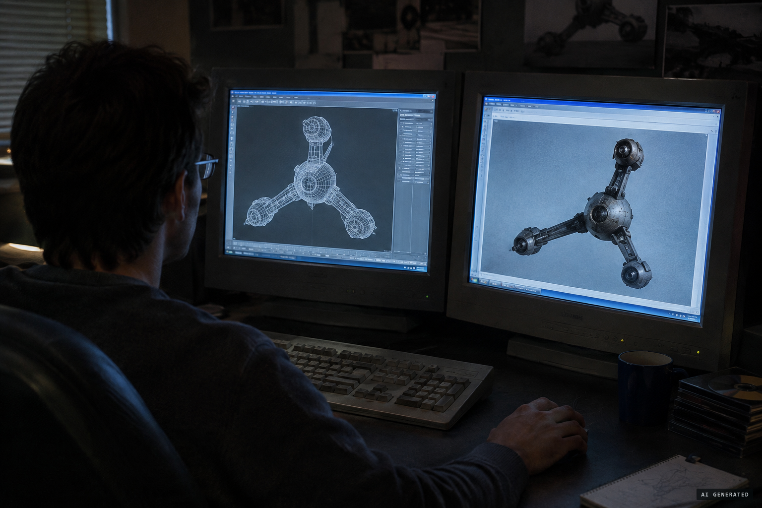 Effects artists conclude the images are computer-generated