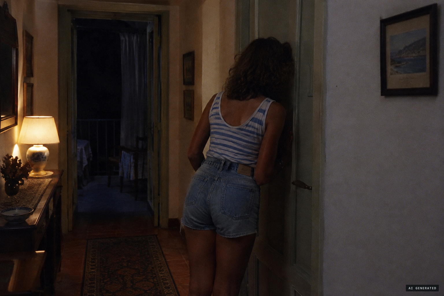 Compton hears a faint scratching and crackling sound she cannot trace.