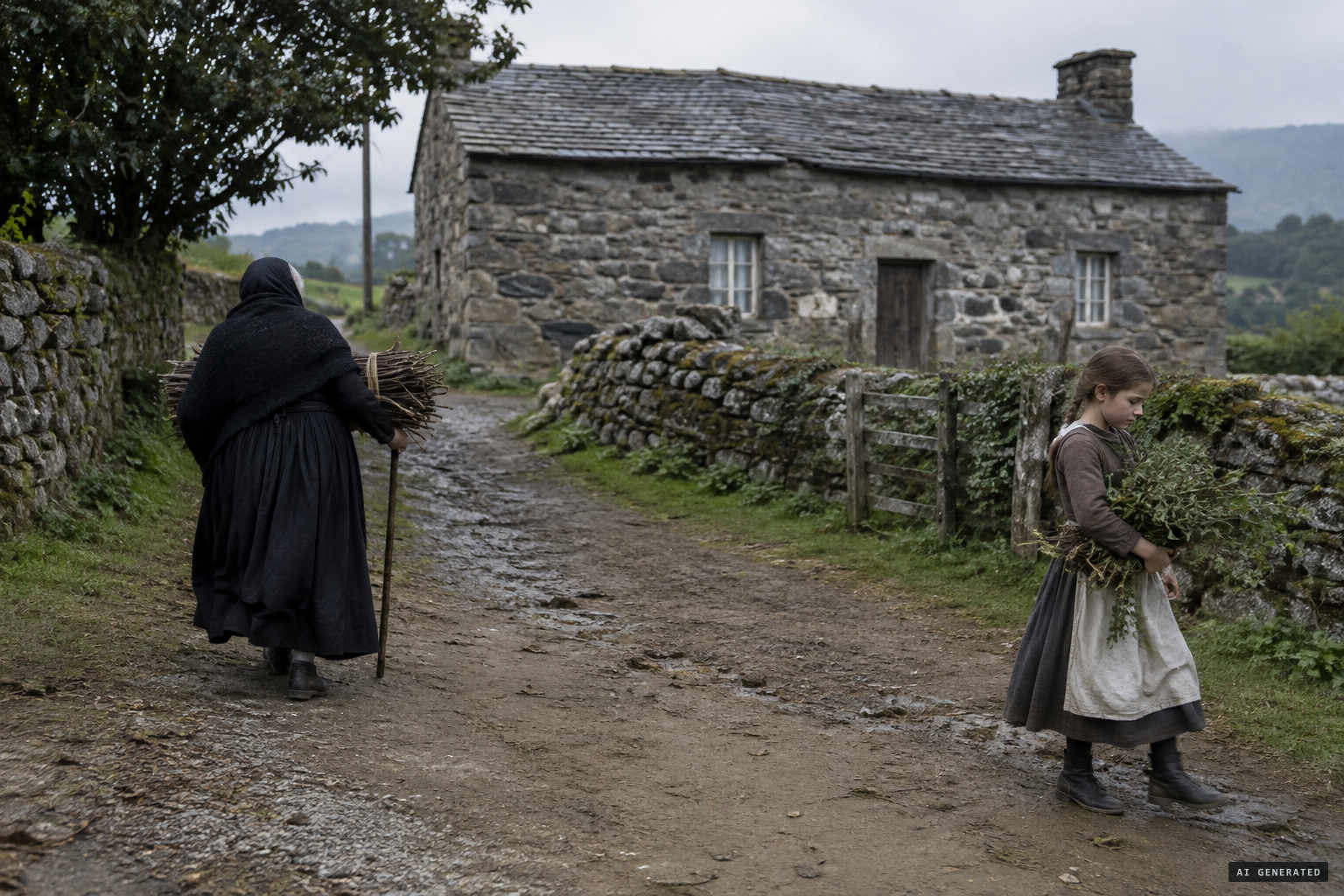 The two women leave for different houses and the phenomena stop