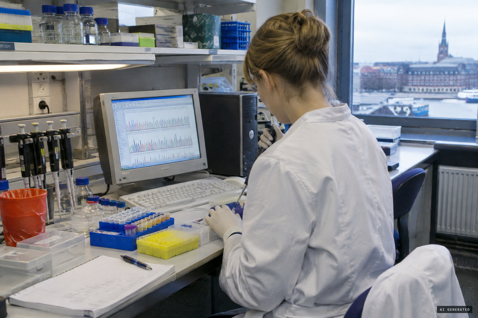 The hair samples are analysed in Copenhagen
