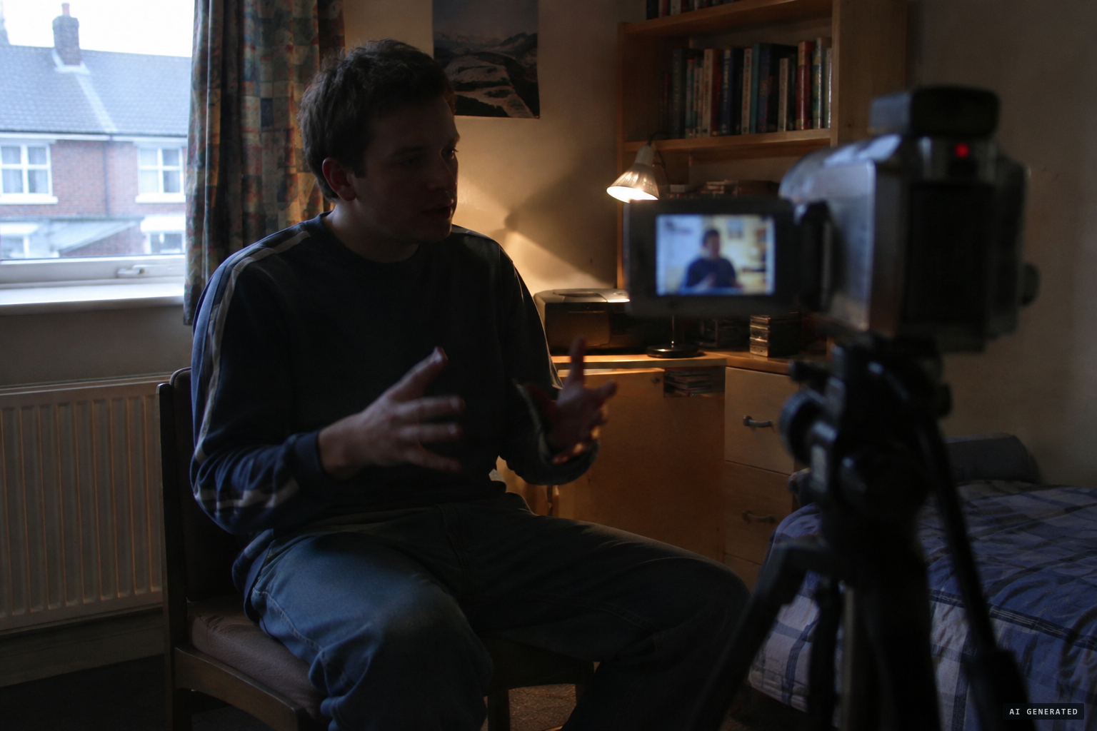 Archer gives his filmed interview