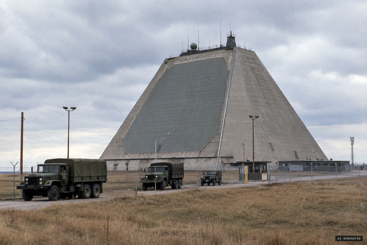 The Safeguard anti-missile complex at Nekoma, North Dakota