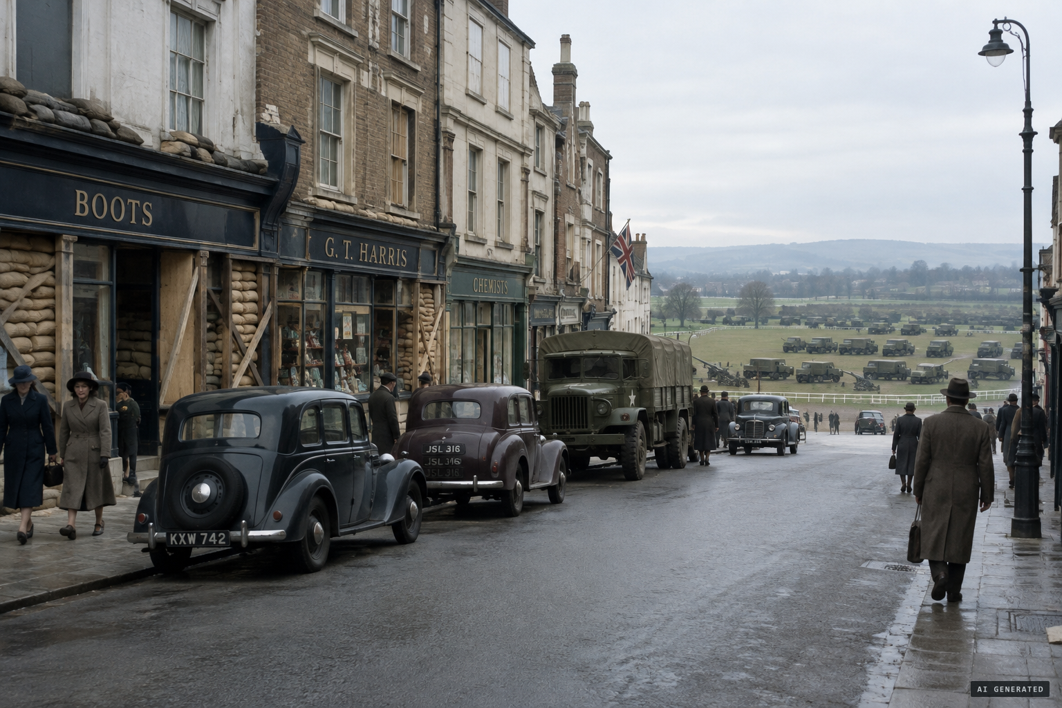 Wartime Cheltenham, home to the US Army Services of Supply headquarters