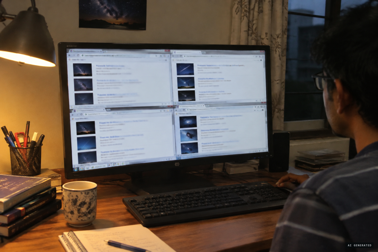 The Mogappair lights live on in online lists