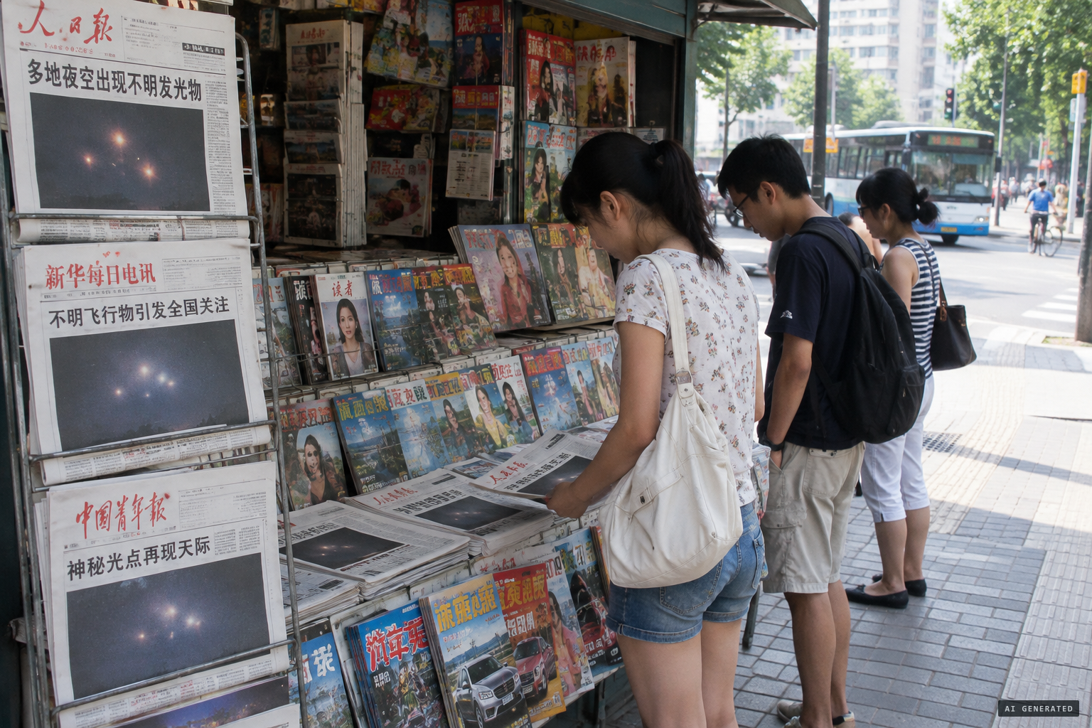 China's press full of UFO stories in summer 2011