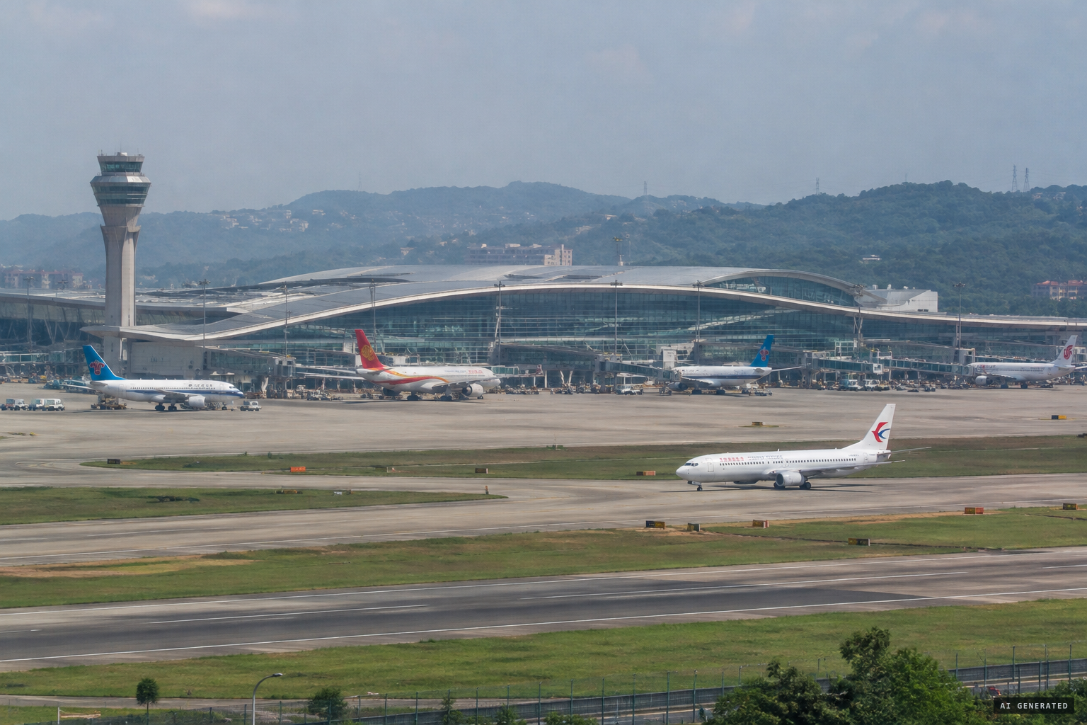 Chongqing Jiangbei International Airport, a hub for southwestern China