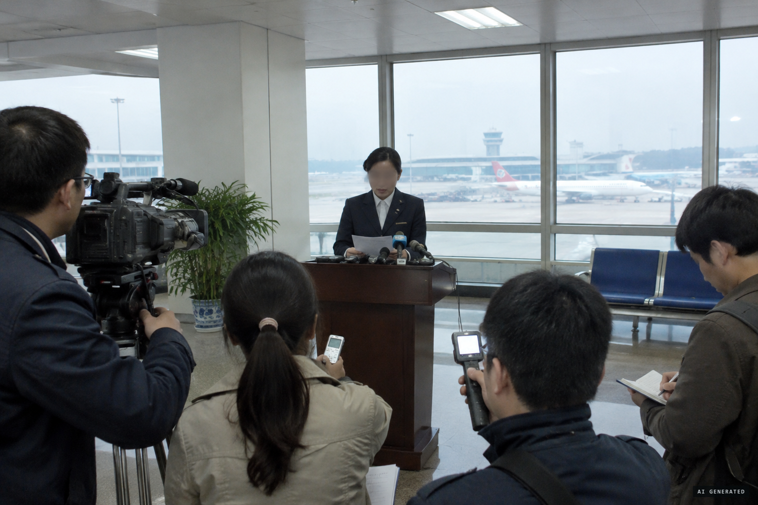 The airport calls it merely a simple air-traffic-control measure