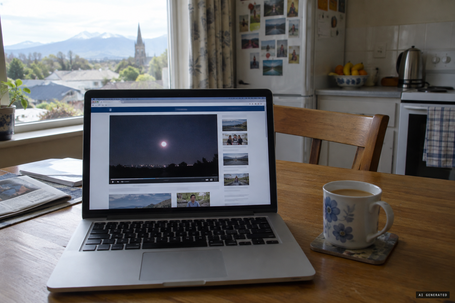 Stuff and The Press publish the footage, and readers respond with their own sightings.