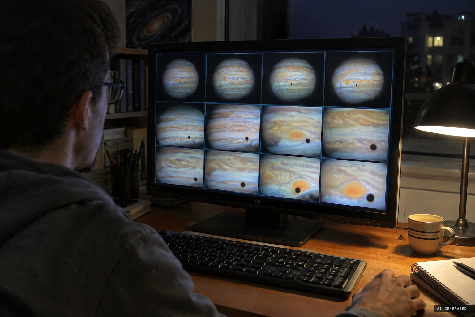 Enhanced frames posted online suggest a crewed craft or remote drone.