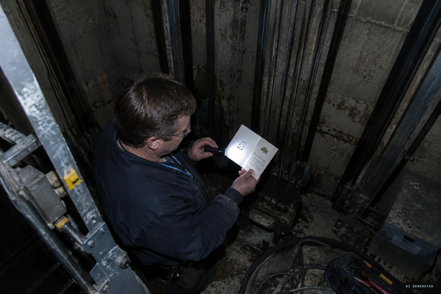 Sceptics point to acoustics and a musical greeting card in the elevator shaft