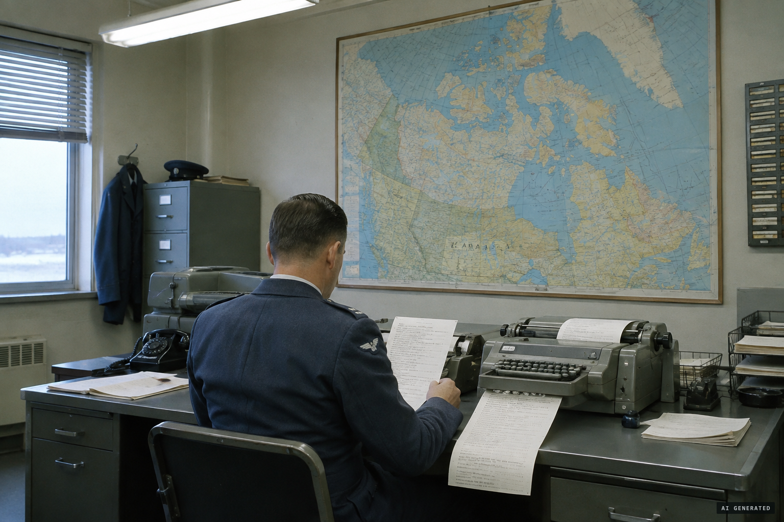 The RCAF checks with space tracking agencies