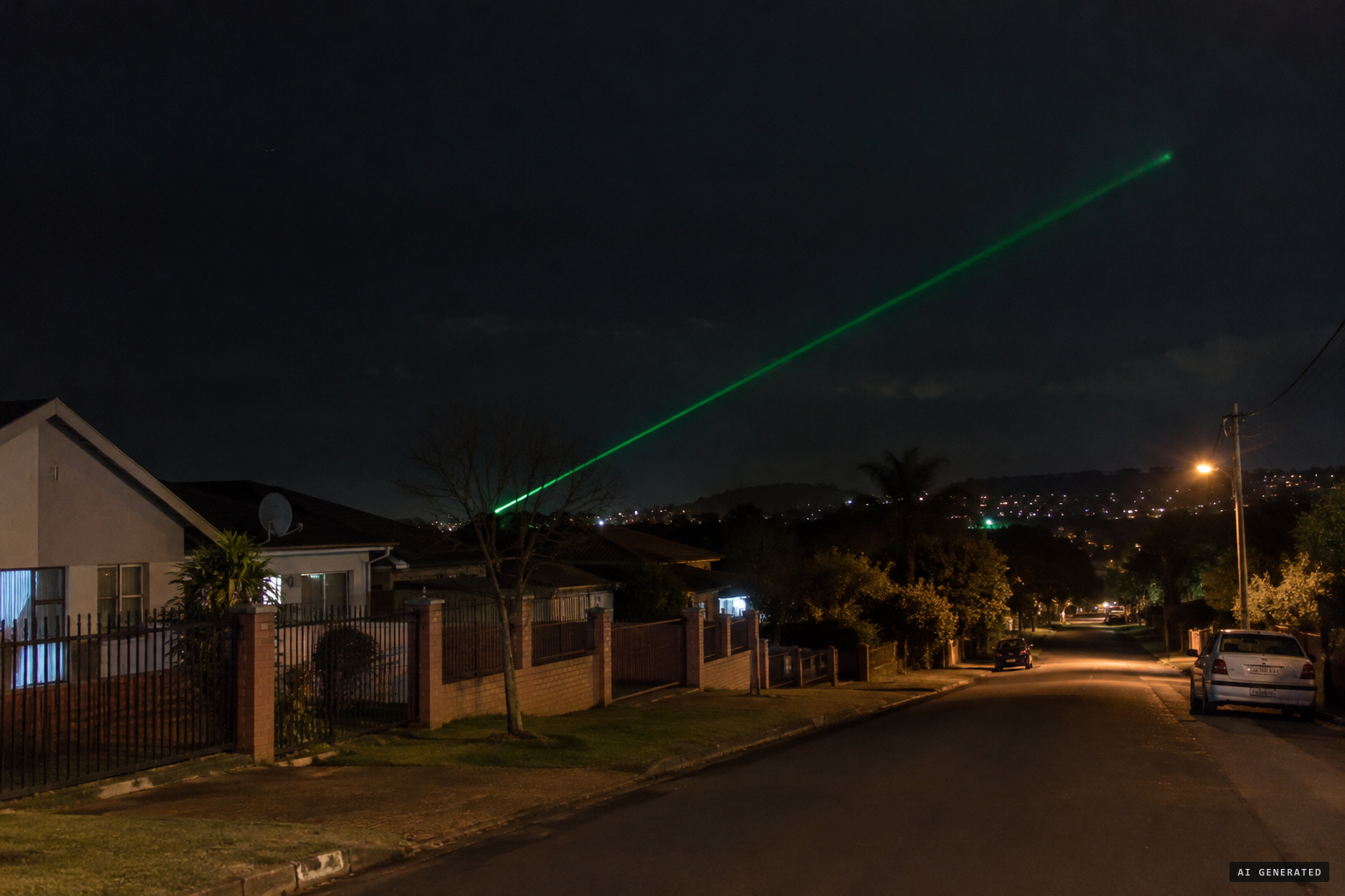 Laser waving had been reported in Clarendon and Prestbury