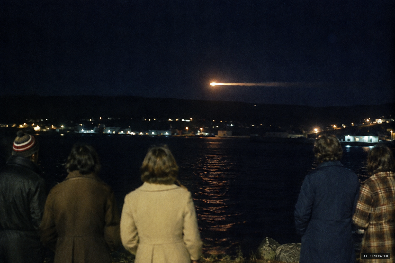 1978: the object shot off at speed, disappearing in a split second