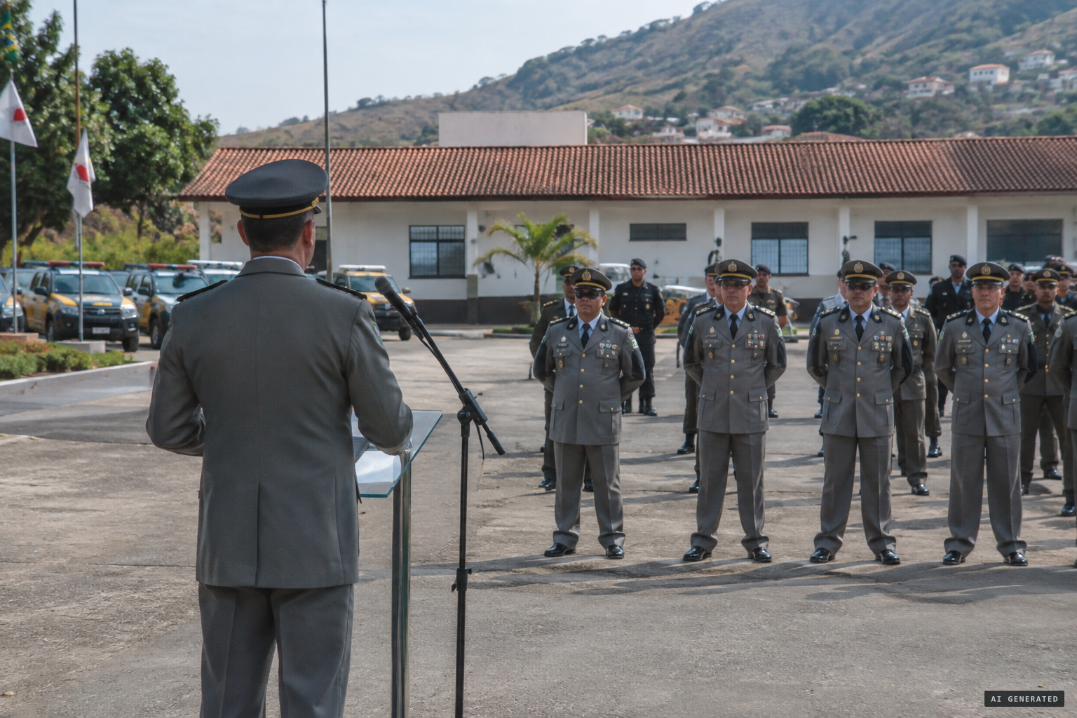 At his 2026 farewell, Lt.-Col. Austríaco says they met 'unknown visitors'