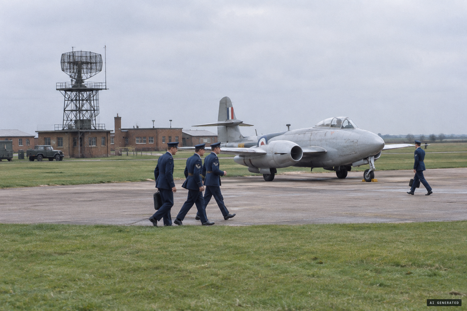 RAF Manby, with its radar and Met Office presence, near Louth