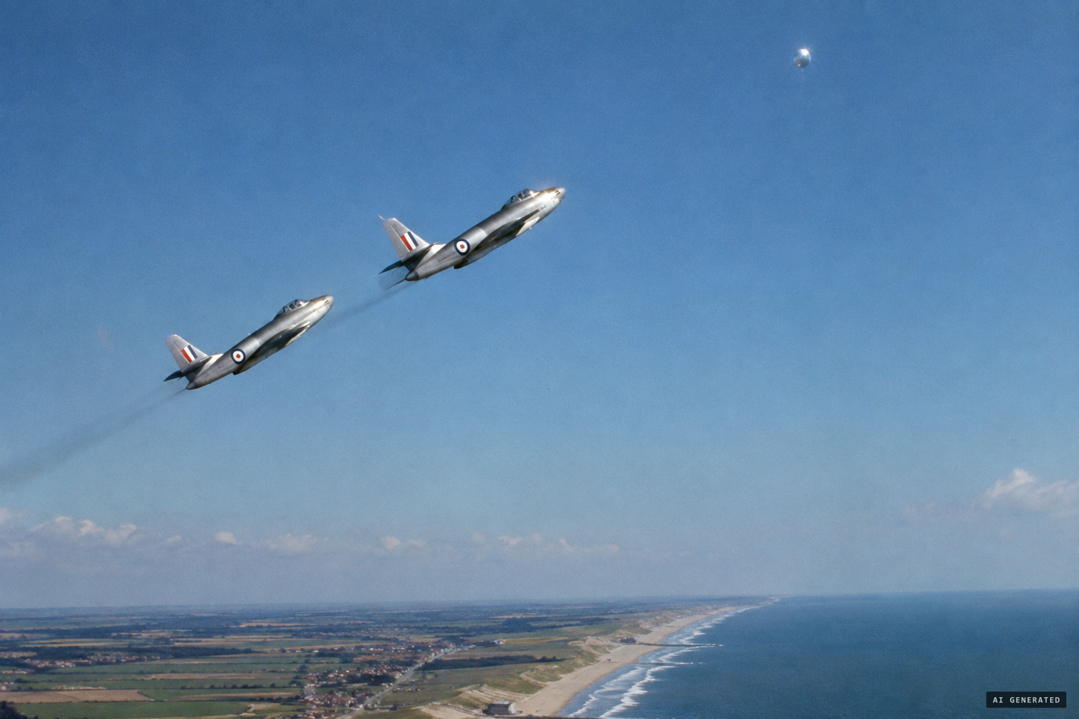RAF aircraft go up to meet the object