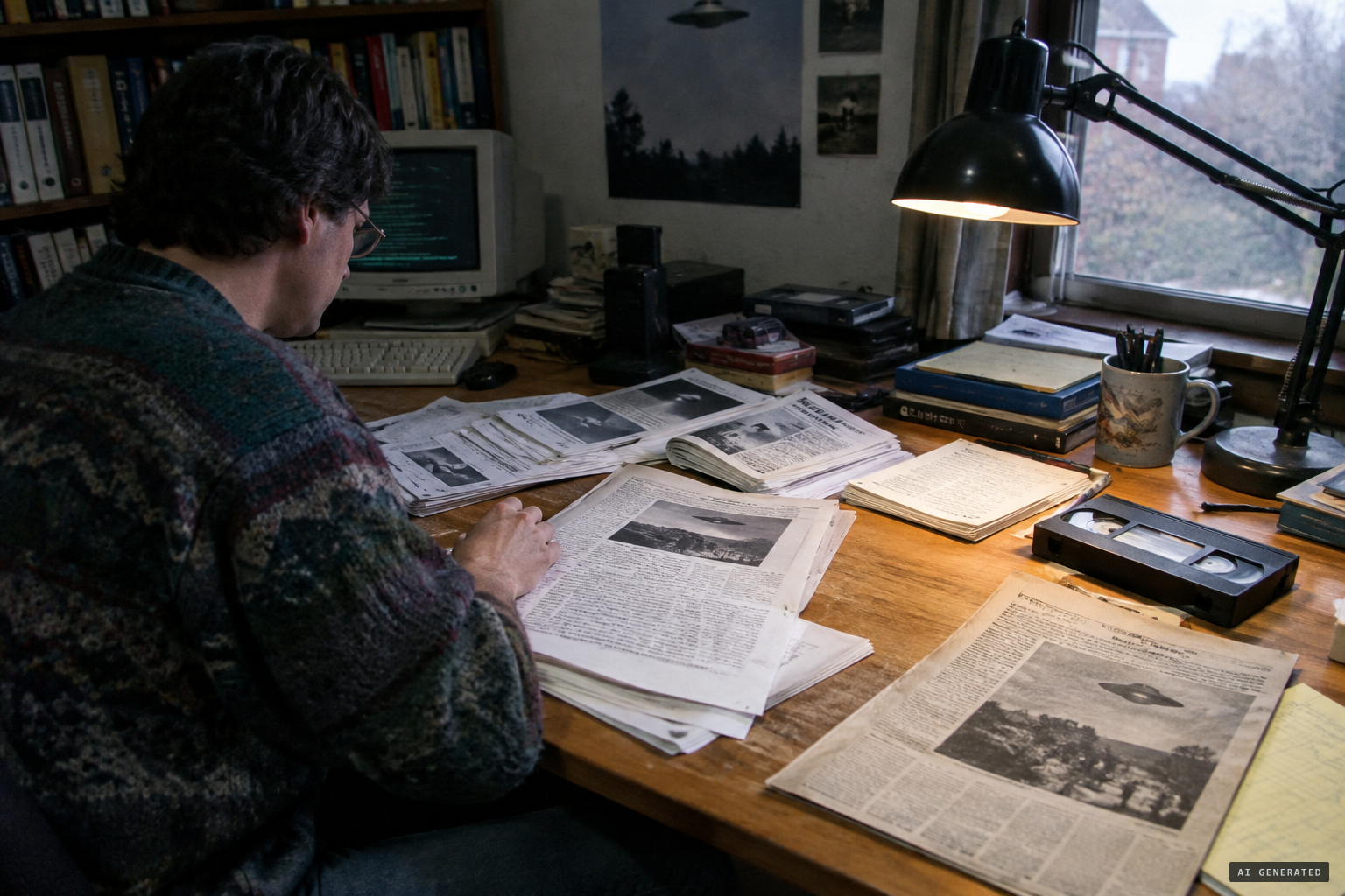 Bulletins, clippings and a videotape that never surfaced