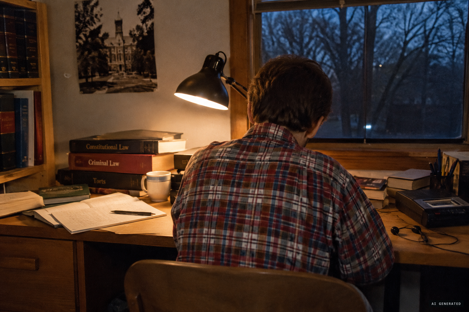 A law student in eastern Ohio in the mid-1990s