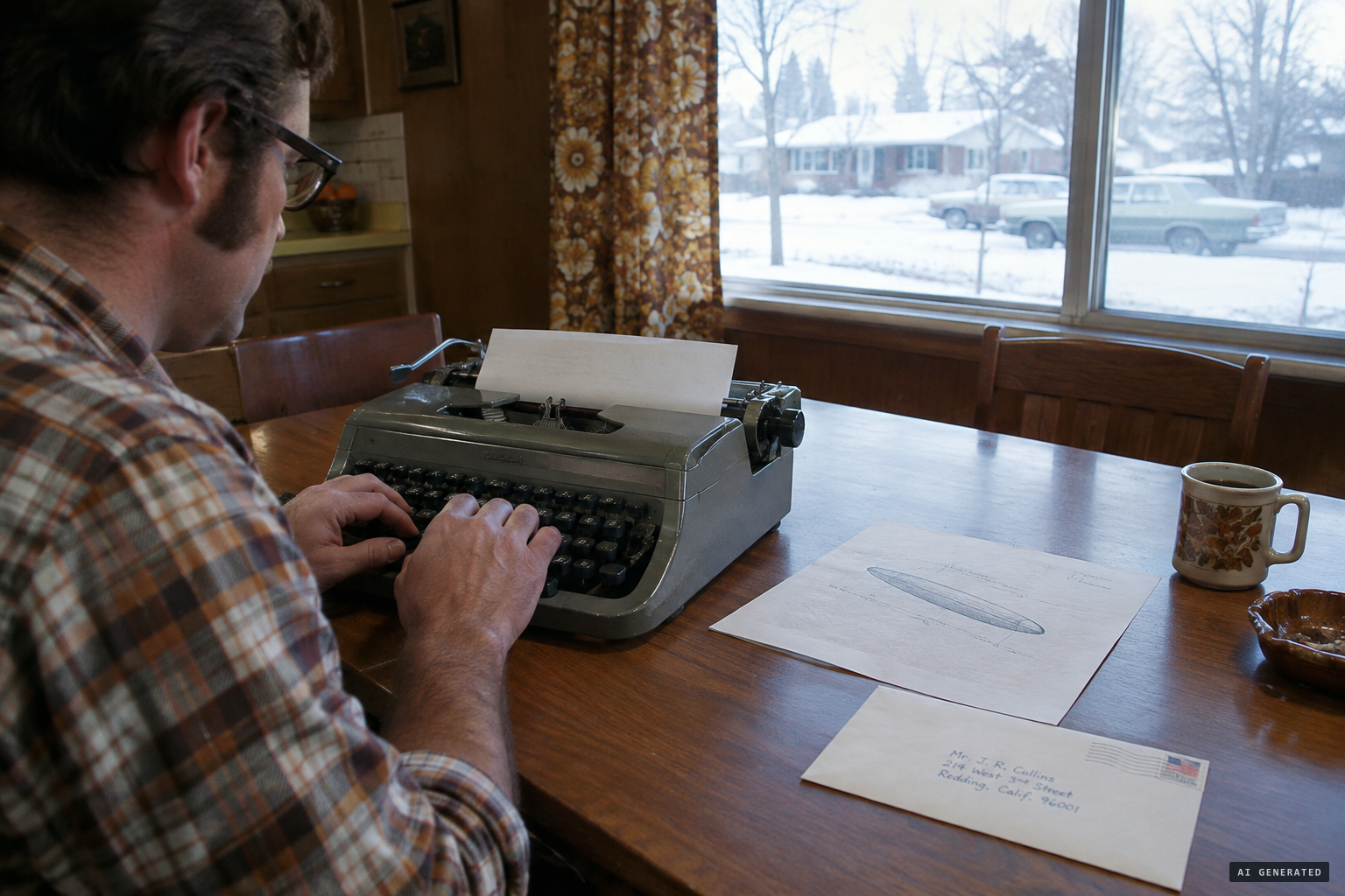 "Murph" writes to Dr. J. Allen Hynek, enclosing Munger's drawing