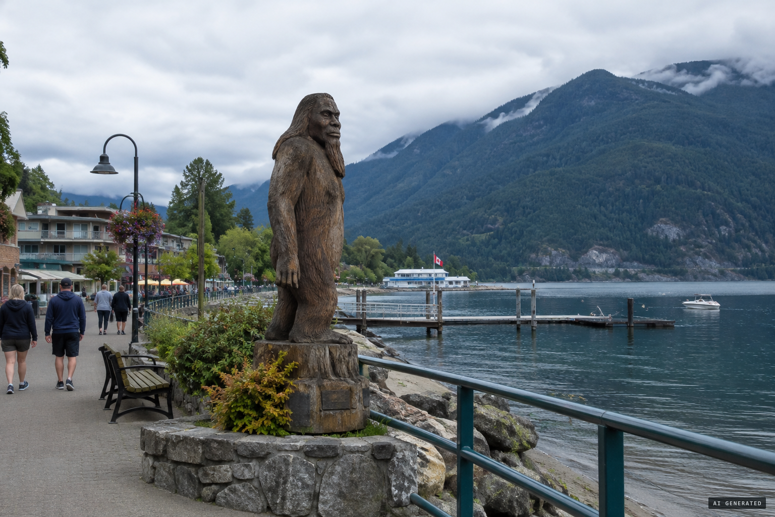 Harrison Hot Springs, the self-styled Sasquatch Capital of Canada