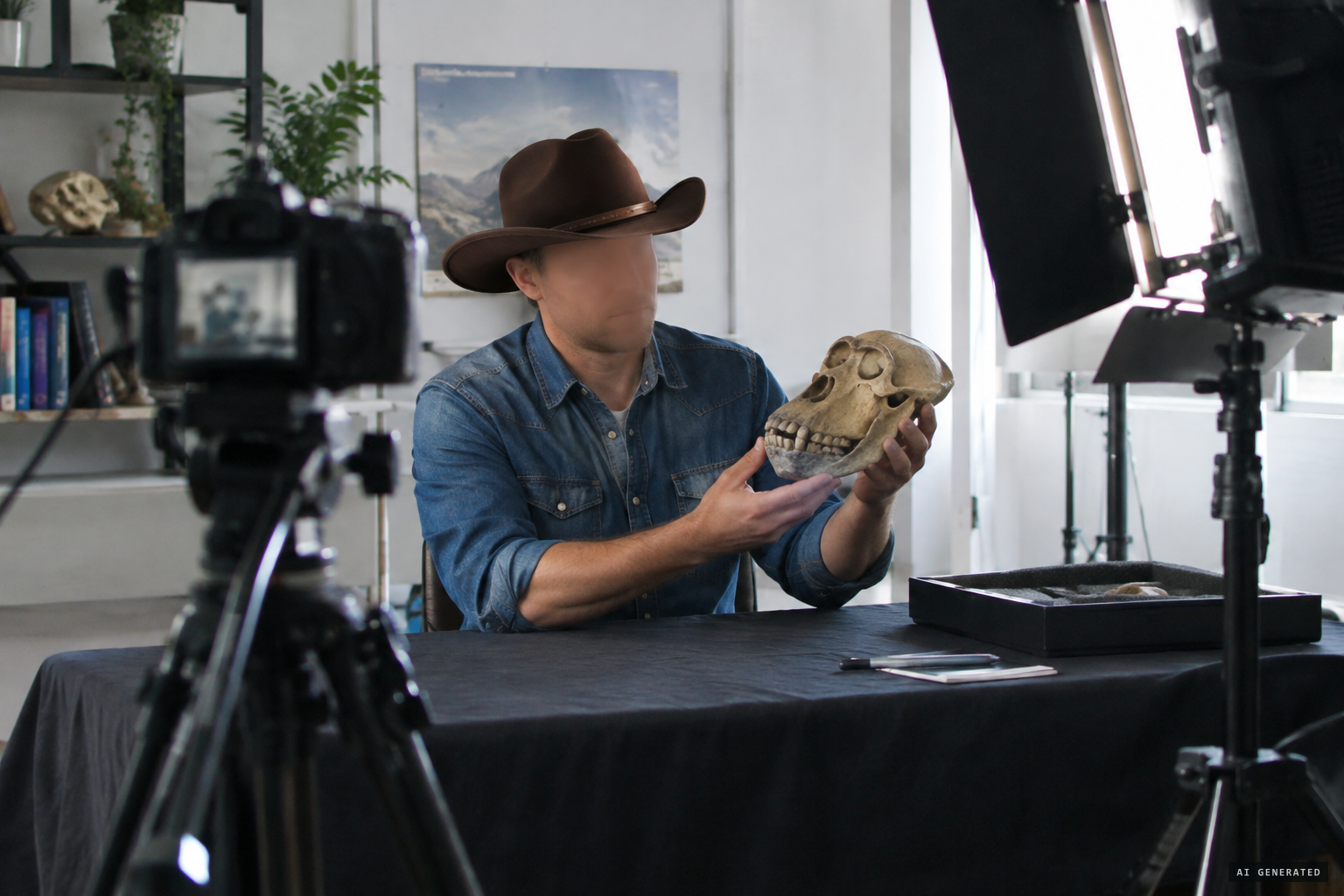 July 16: Peterson reveals the skull was a movie special effect