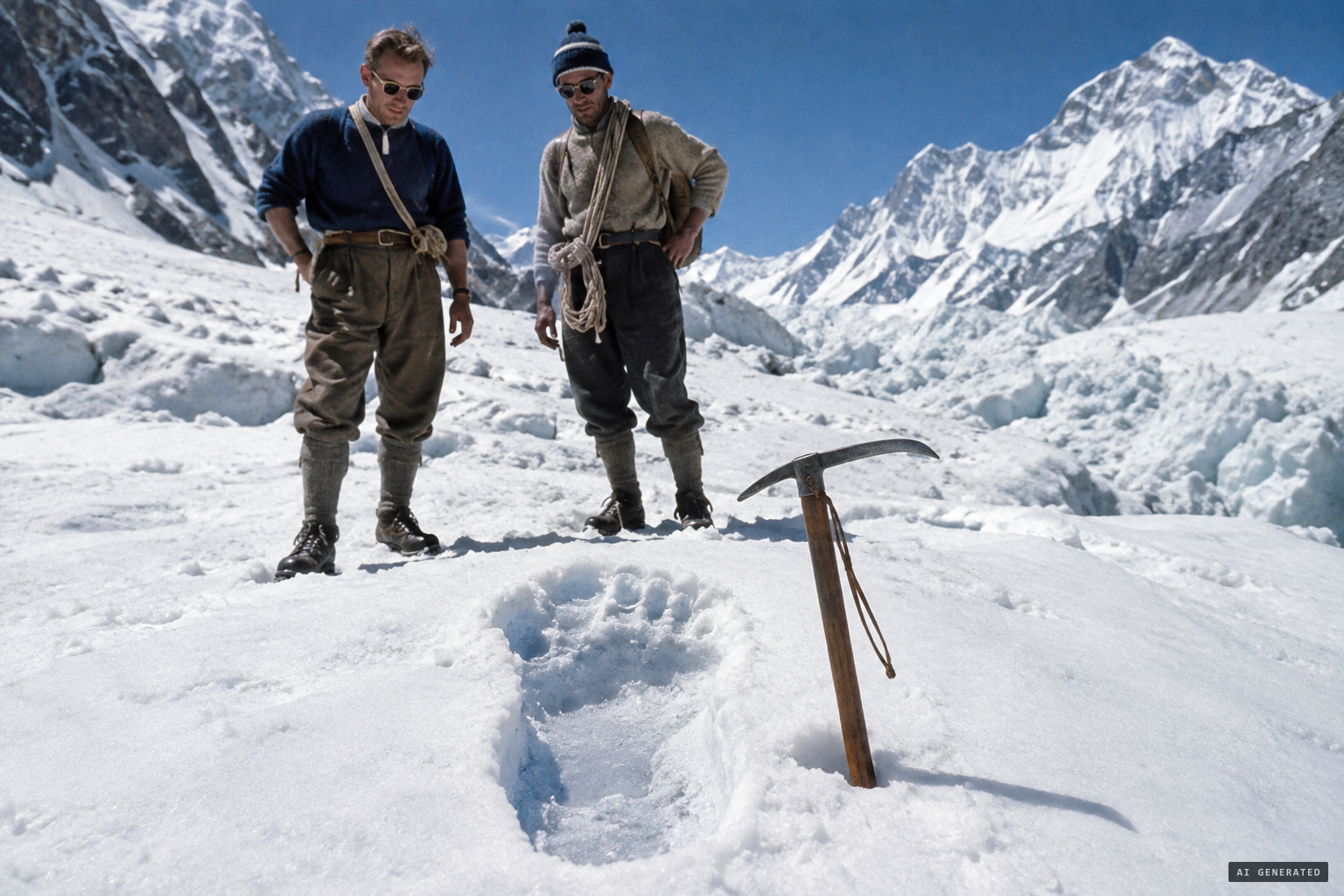 The 1951 Shipton footprints, start of the Everest Yeti lineage